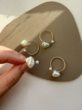 Load image into Gallery viewer, Charlotte 14K Gold Freshwater Pearl Ring Adjustable