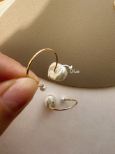 Load image into Gallery viewer, Charlotte 14K Gold Freshwater Pearl Ring Adjustable