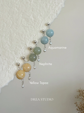 Load image into Gallery viewer, Esther Aquamarine Earring