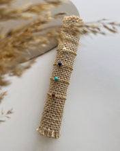 Load image into Gallery viewer, Kat Gemstone Chain Dainty Ring