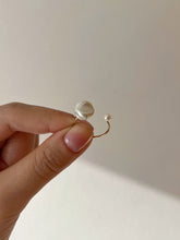 Load image into Gallery viewer, Charlotte 14K Gold Freshwater Pearl Ring Adjustable