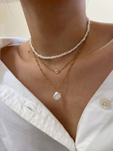 Load image into Gallery viewer, Thea Alphabet Letter Charm Cable Chain Necklace