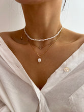 Load image into Gallery viewer, Becca Baroque Pearl Necklace Adjustable