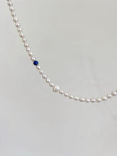 Load image into Gallery viewer, Cheryl Lapis lazuli Choker Necklace Adjustable