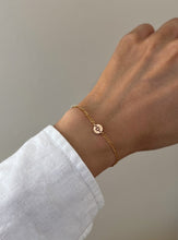 Load image into Gallery viewer, Thea Alphabet Letter Charm Chain Bracelet