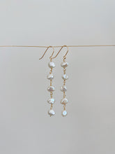 Load image into Gallery viewer, Layla Pearl Dangle Statement Earring