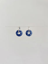 Load image into Gallery viewer, Kate Dumortierite S925 Sterling Silver Huggie Hoop Earring