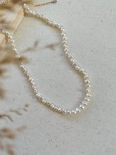Load image into Gallery viewer, Adela Beaded Pearl 14K Gold Choker Necklace