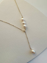 Load image into Gallery viewer, Irene Akoya Pearl Necklace Adjustable