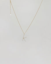 Load image into Gallery viewer, Alphabet Custom Beaded Pearl Initial Charm Pendant Necklace Adjustable