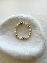 Load image into Gallery viewer, Avery 14K Gold-Filled Beaded Ball Pearl Ring