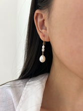 Load image into Gallery viewer, Jane Beaded Pearl Dangle Earring