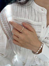 Load image into Gallery viewer, Avery 14K Gold-Filled Beaded Ball Pearl Ring