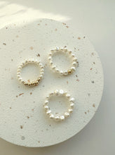 Load image into Gallery viewer, Simple 14K Gold Mini Beaded Pearl Ring