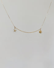 Load image into Gallery viewer, Mira 14K Gold-Filled Shell and Starfish Necklace
