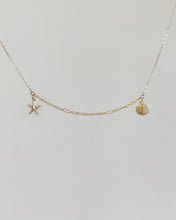 Load image into Gallery viewer, Mira 14K Gold-Filled Shell and Starfish Necklace