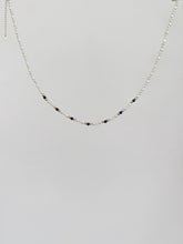 Load image into Gallery viewer, Isabelle Lapis lazuli Mini Beaded Pearl Layering Choker Necklace