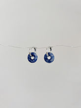 Load image into Gallery viewer, Kate Dumortierite S925 Sterling Silver Huggie Hoop Earring