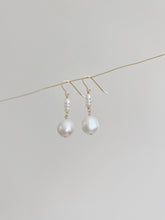 Load image into Gallery viewer, Jane Beaded Pearl Dangle Earring