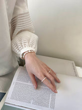 Load image into Gallery viewer, Emma Mini Beaded Pearl Layering Ring