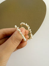Load image into Gallery viewer, Victoria Pearl Hoop Earring
