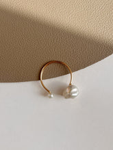 Load image into Gallery viewer, Charlotte 14K Gold Freshwater Pearl Ring Adjustable
