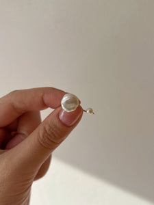 Charlotte 14K Gold Freshwater Pearl Ring Adjustable