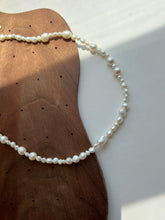 Load image into Gallery viewer, Adele Beaded Pearl Choker Necklace Adjustable
