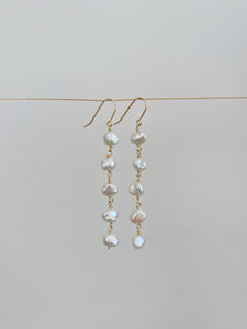 Layla Pearl Dangle Statement Earring