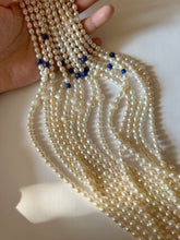 Load image into Gallery viewer, Cheryl Lapis lazuli Choker Necklace Adjustable
