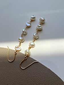 Layla Pearl Dangle Statement Earring