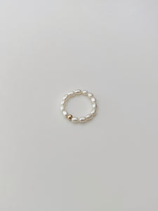 Emma Mini Beaded Pearl Layering Ring