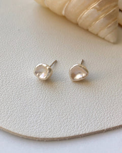 Erin 925 Sterling Silver Baroque Pearl Stud Earrings