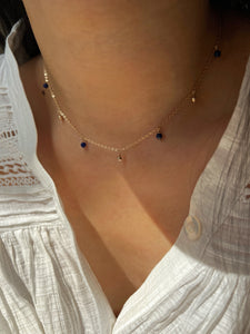 Tara Ball Pendant Lapis lazuli Necklace Choker