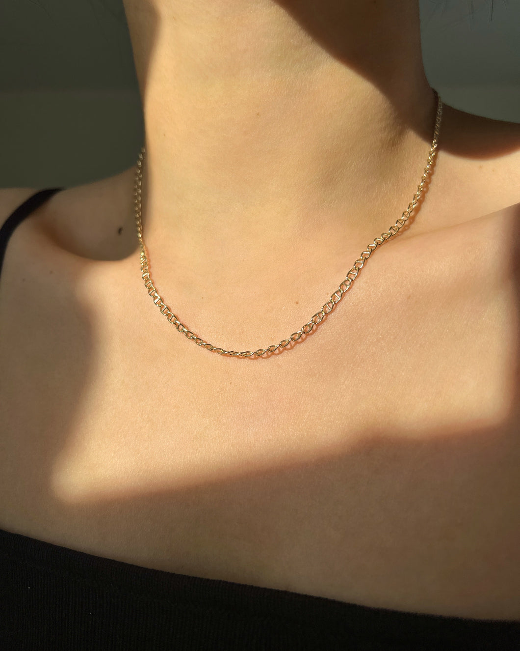 14K Gold-Filled Oval Cable Chain Necklace