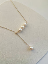 Load image into Gallery viewer, Irene Akoya Pearl Necklace Adjustable
