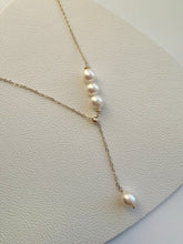 Load image into Gallery viewer, Irene Akoya Pearl Necklace Adjustable
