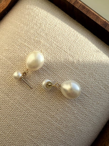 Lynn 14k Gold Freshwater Pearl Earring