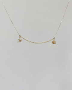 Mira 14K Gold-Filled Shell and Starfish Necklace