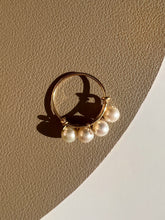 Load image into Gallery viewer, Danielle White Akoya Pearl 14K Gold Ring
