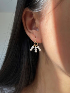 Kiri 14K Gold Mini Beaded Pearl Earring