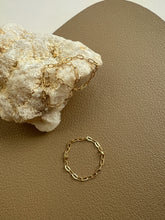 Load image into Gallery viewer, 14k Gold-filled Chain Dainty Ring
