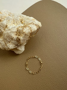 14k Gold-filled Chain Dainty Ring