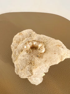 Aria 14k Gold Freshwater Pearl Ear Cuff